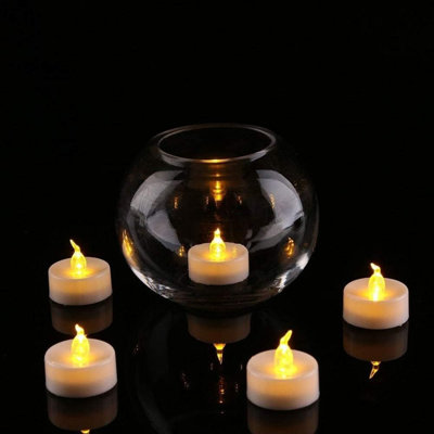 Flameless Tealight Candle with Plastic Holder