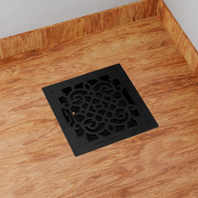 Floor Heat Register Louver Vent Victorian Cast Duct Renovators Supply