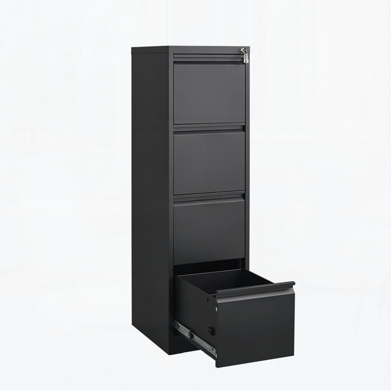 4 Drawer Vertical File Cabinet with Lock,Filing Cabinet, Metal Filing Cabinet for Home Office Organizer Storage Cabinet Letter Size/A4/Legal File