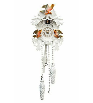  White German Quartz Cuckoo Clock