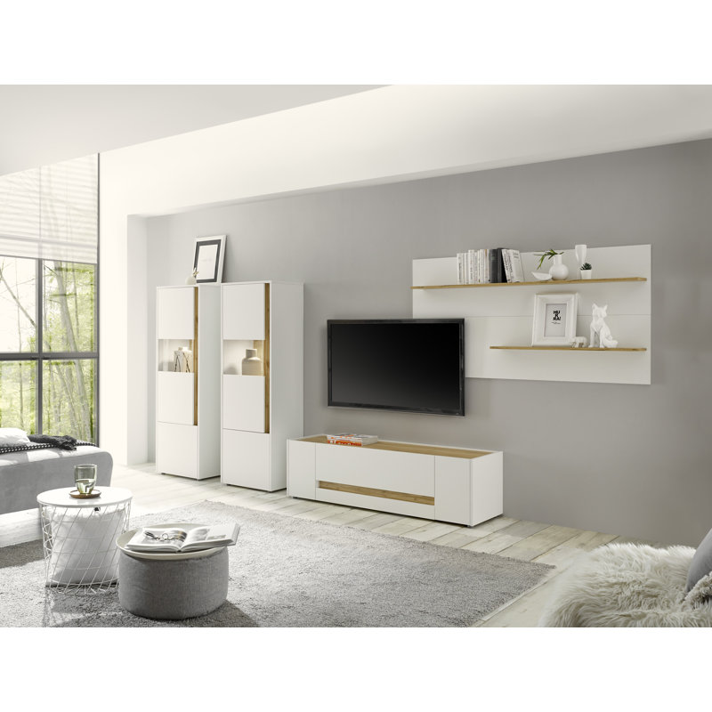 Alexix Unfinished Entertainment Centre for TVs up to 65", White