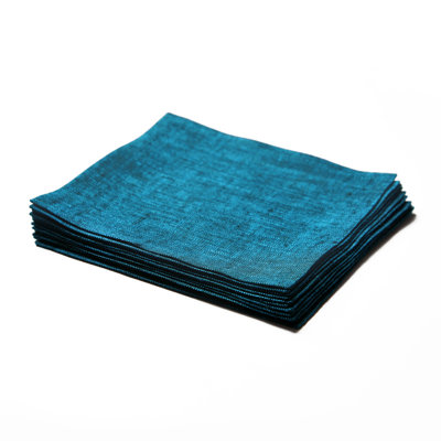 100% Pure Linen Cocktail Napkins - Athena