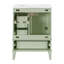 Meuble-lavabo 24,8 po avec lavabo en céramique-333572223