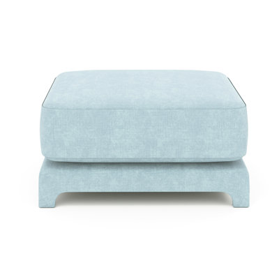 Bleu avec 30 coussins simples, élégants et entièrement compressés, base en bois assortie