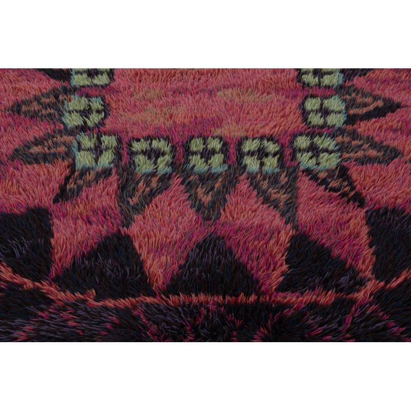 Scandinavian One-of-a-Kind 4'6x6'5 Hand Knotted Area Rug