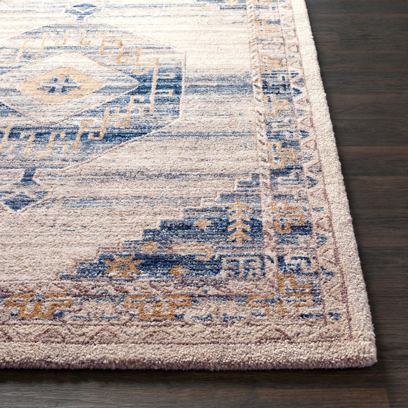 Moroccan Area Rug, Rectangle 152 x 225 cm, Light Grey/Off-White/Dusty Sage/Tan/Taupe
