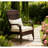 Comfortable Adirondack Chairs, Steel & Rattan, Modern Porch Seating