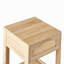 Table de bout en rotin de 15,75 po avec tiroir, table de chevet moderne, table d'appoint pour le salon et la chambre à coucher-1383583766