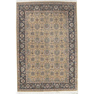 Hand-Knotted High-Quality Gold Area Rug