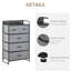 Commode 5 tiroirs gris