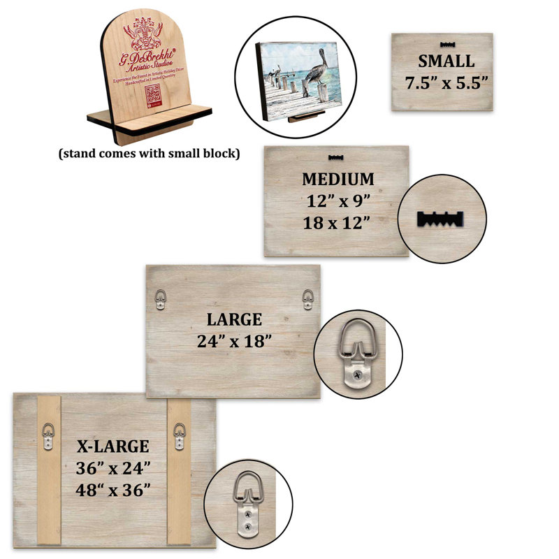 Ensemble de panneaux muraux Wall Art Nature Wonders, H 7,5 po x l 5 po x P 0,75 po