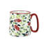 Bella Green and Red Holly Cups 4-Piece Bella
