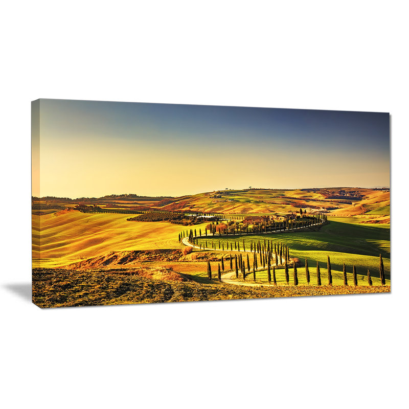 Crete Senesi, H 20 po x l 40 po x P 1 po
