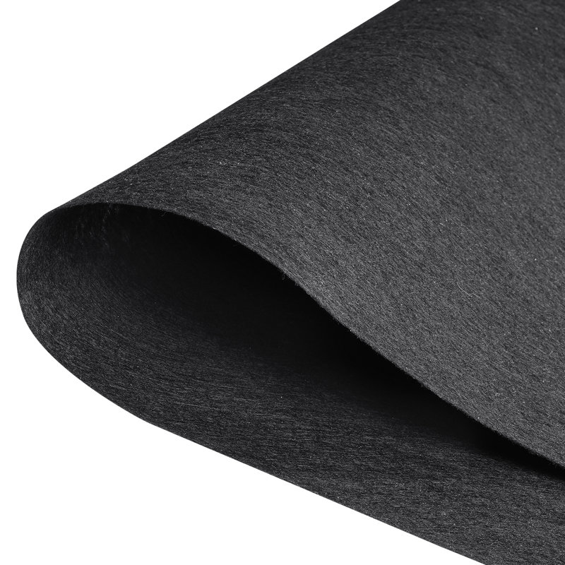 Non Woven Geotextile Fabric Under Gravel, 10x100FT 8OZ Heavy Duty Weed Barrier Fabric, 0.25" H x 1200" L x 120" W
