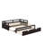 Wooden Daybed With Trundle,Extending Daybed With Trundle-1383872475