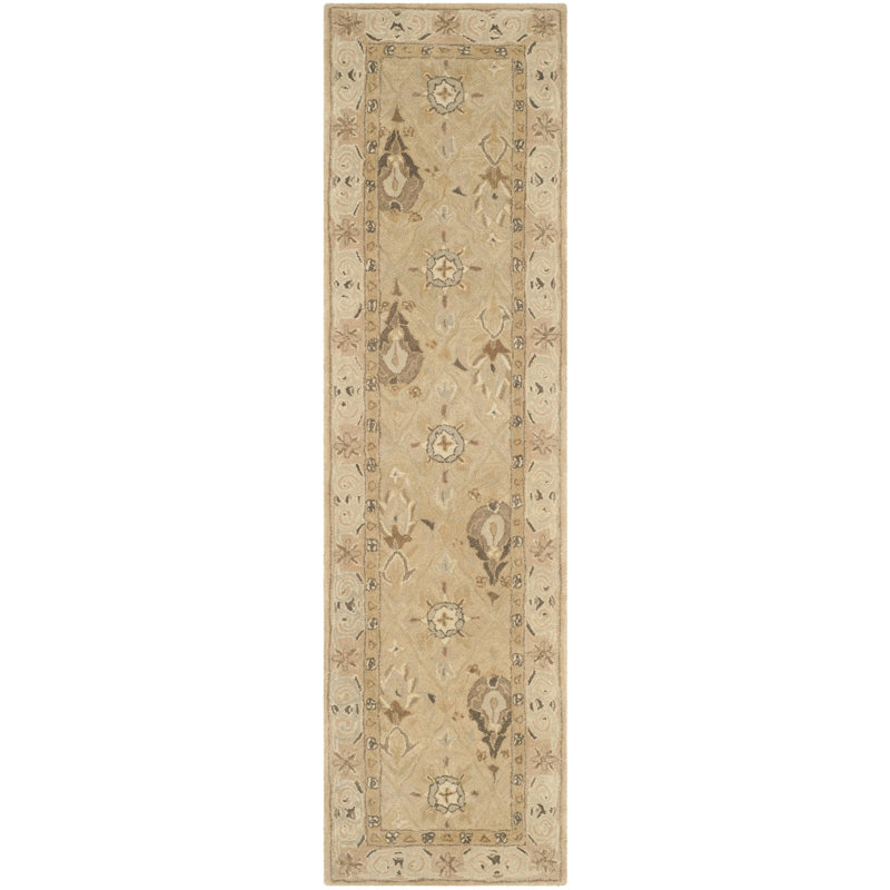 Tingley Hand Tufted Wool Pile Oriental Rug, Runner 2'3" x 8'