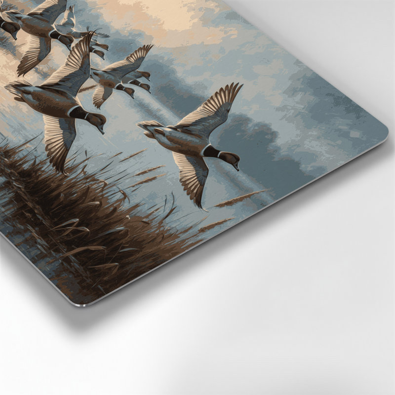 Art mural en métal oiseaux, H 144 po x l 216 po x P 0,05 po