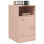 Raahima 34.5cm W Steel Bedside Table-890682542