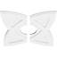 Médaillon de plafond contemporain en PVC 26 po x P 7 po x P 9 3/4 po x P 1 po Cosmo-36076164