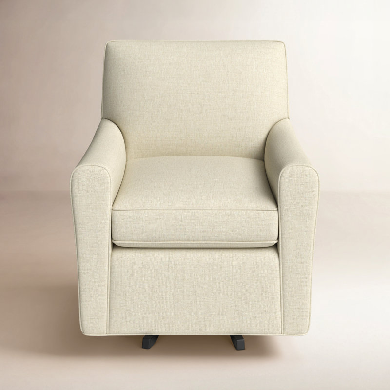 Mikeno Upholstered Swivel Armchair, Ida Beige