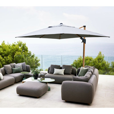 Hyde Luxe Hanging Parasol, 3X4 M