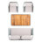 4 Piece Sofa Seating Group with Cushions-1162300996