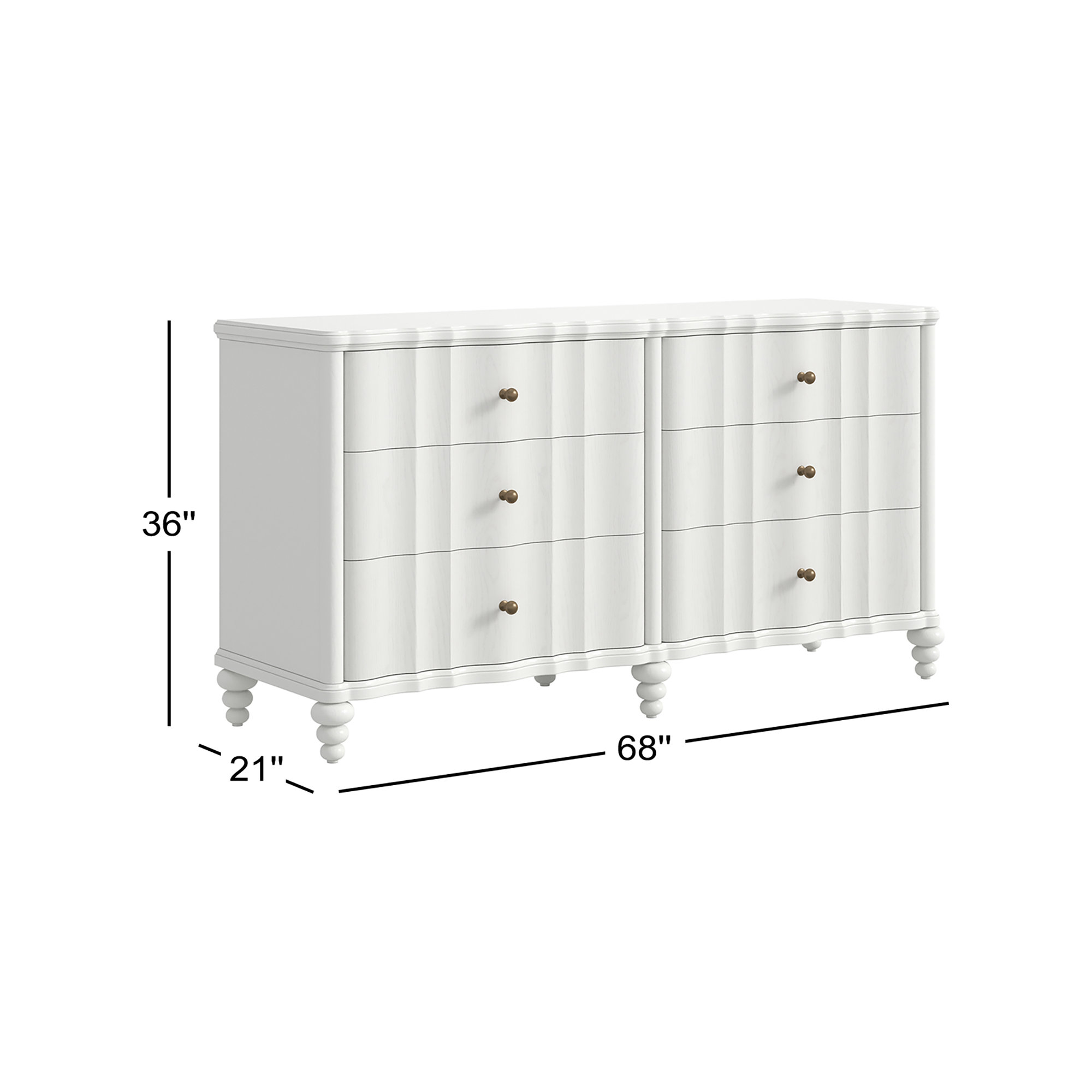 Haven Dresser, White