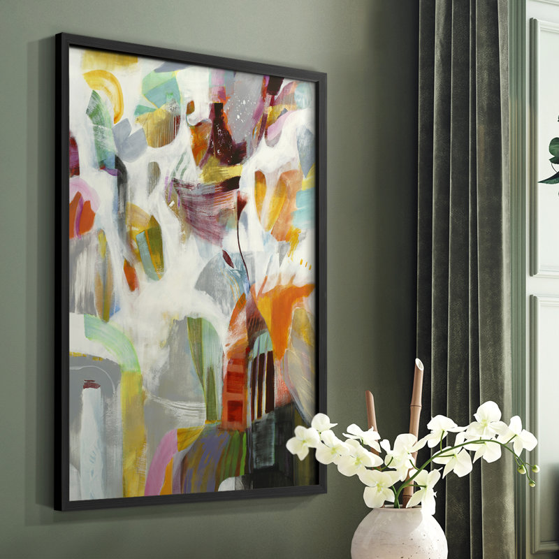 Renewal Framed Print - Solid Wood, Black, 20" H x 16" W
