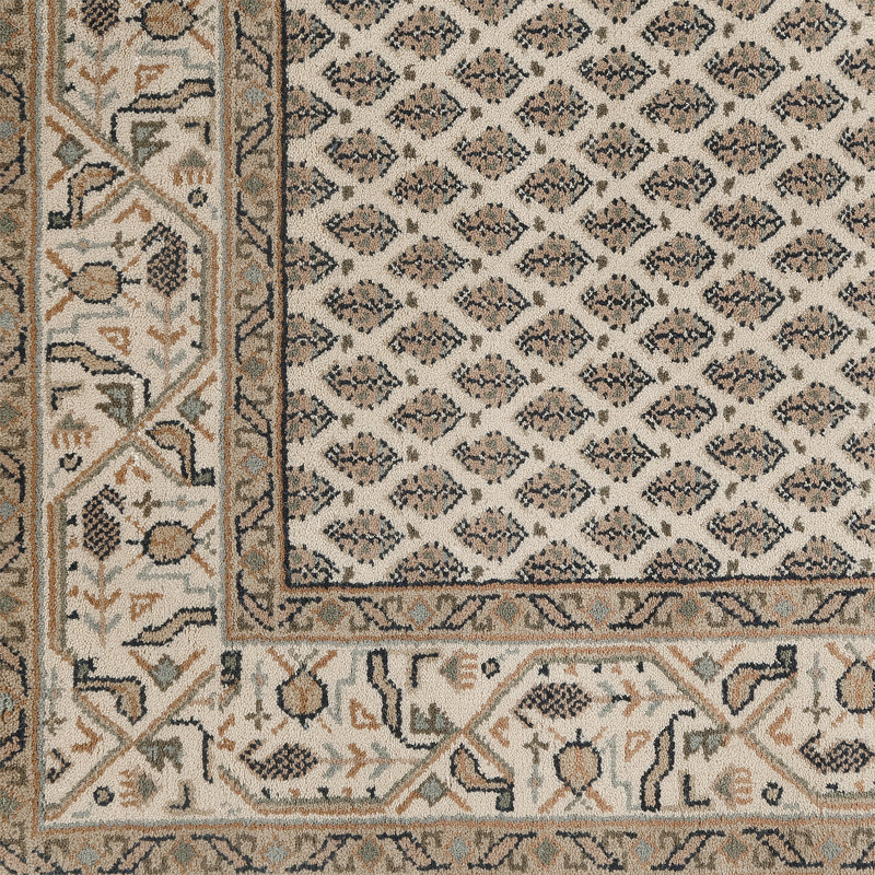 Haque Oriental Wool Hand Woven Area Rug, Rectangular 250 x 350 cm