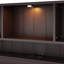 Lit plateforme en bois avec tête de lit bibliothèque, luminaire encastré, station de charge et 2 tiroirs latéraux-665728013-665728014