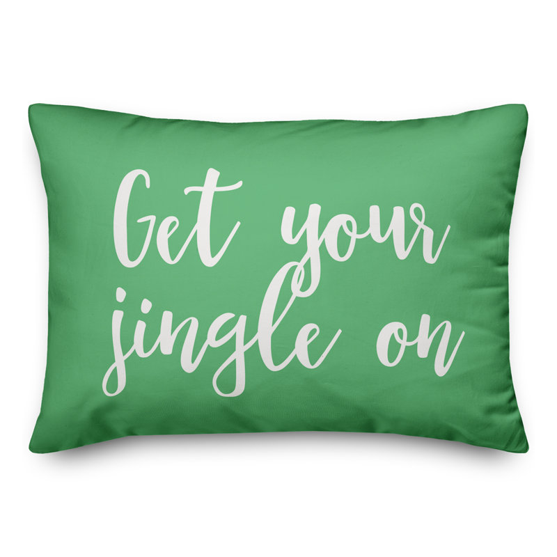  Obtenez votre oreiller lombaire Jingle, Vert clair