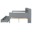 Lit de jour en bois double avec 3 tiroirs, ports USB et bureau-1935913688
