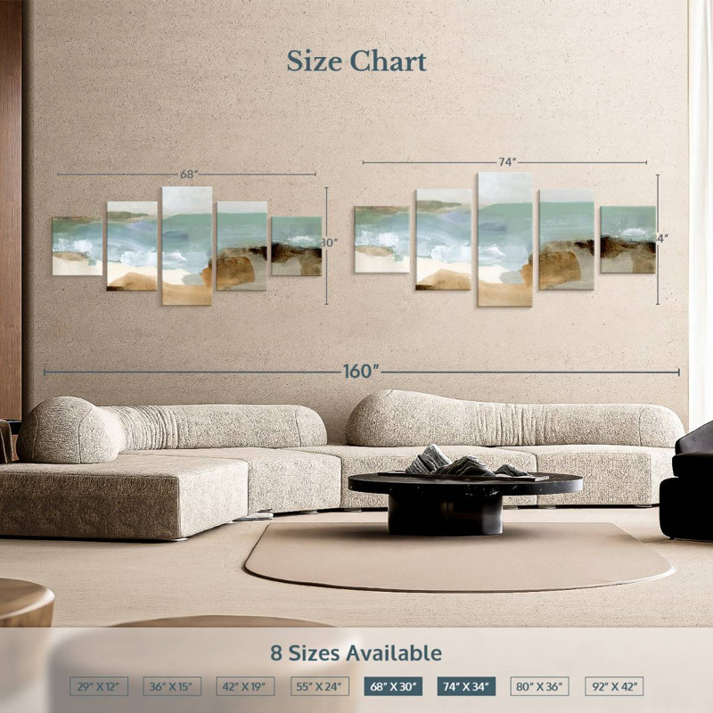 Ocean Sigh I, H 30 po x l 68 po