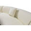 Demarri Ivory Boucle 3-Piece Curved Sectional-598105344
