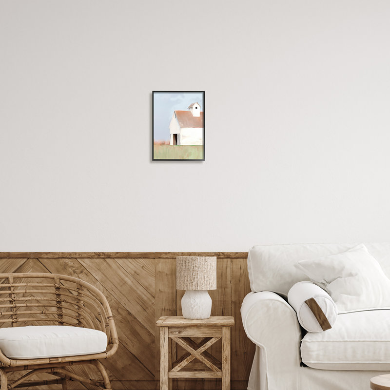 Champêtre champêtre décontracté, Giclée encadrée noir minuit, H 14 po x l 11 po x P 1,5 po
