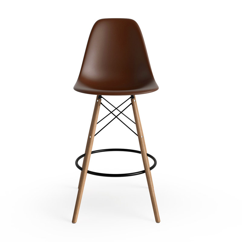 Jordan Bar & Counter Stool, Brown/Natural, Counter Stool (26" Seat Height)