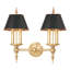 Cheshire 2 - Light Candle Wall Light-166727612