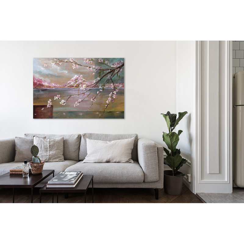 Sakura Cherry Blossom by Tre Sorelle Studios - Wrapped Canvas Print, 40.64cm H x 60.96cm W