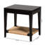 Table de bout en bois avec rangement Bayur
