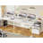 L-Shaped Computer Desk with Power Outlet-904445198