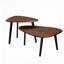  Ensemble de 2 tables basses gigognes George Oliver-564787179