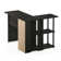 41.14'' W L-Shaped Computer Desk with Bookshelf