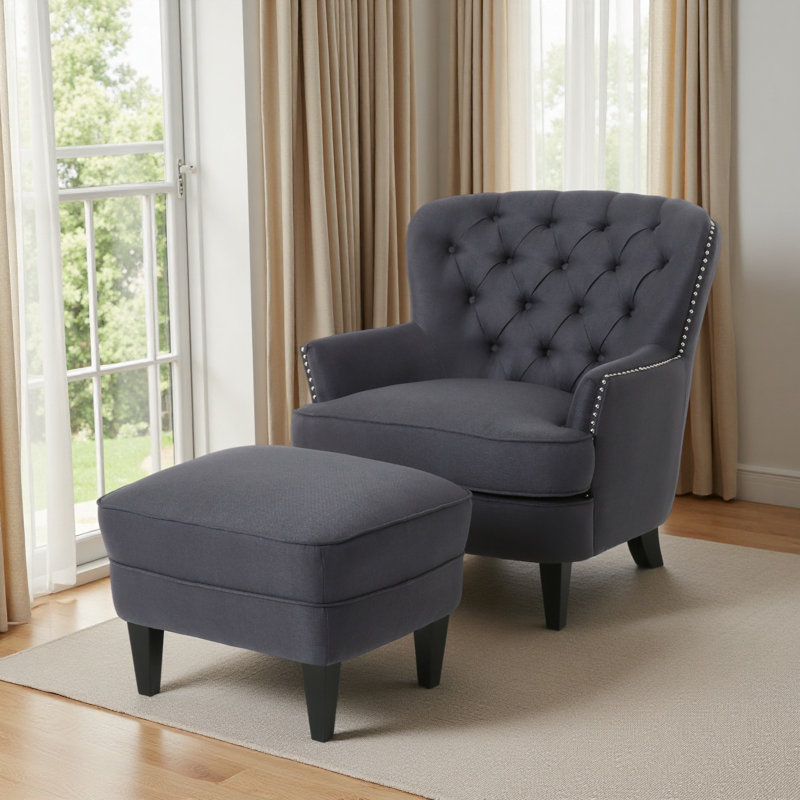 CHAISE CLUB + OTTOMAN