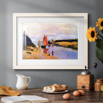 Port of Trouville by Monet - Single Picture Frame Print