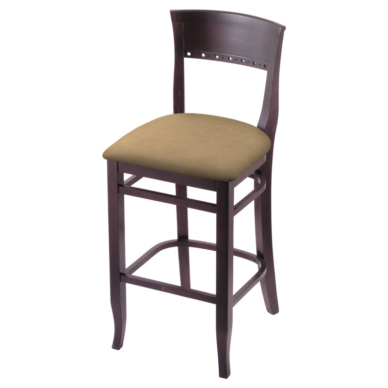 Tabouret 30 ", Cerisier foncé, Sable Canter, Tabouret de bar (siège d'une hauteur de 30 po)