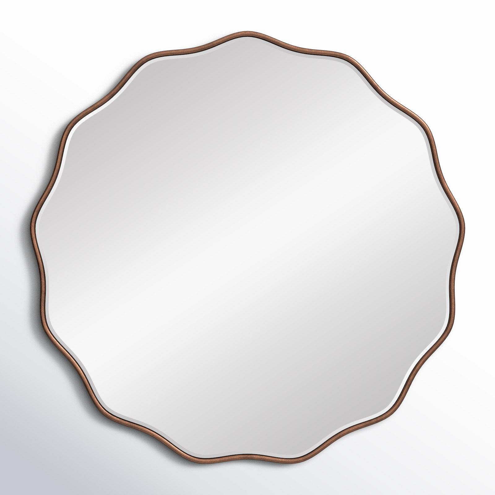 Francina 32" Accent Mirror, 32" x 32", Bronze