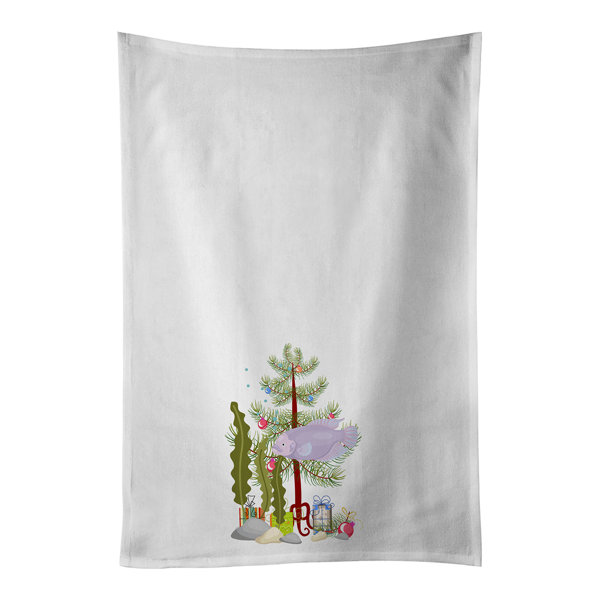 The Holiday Aisle® Cotton Ripple Tea Towel 