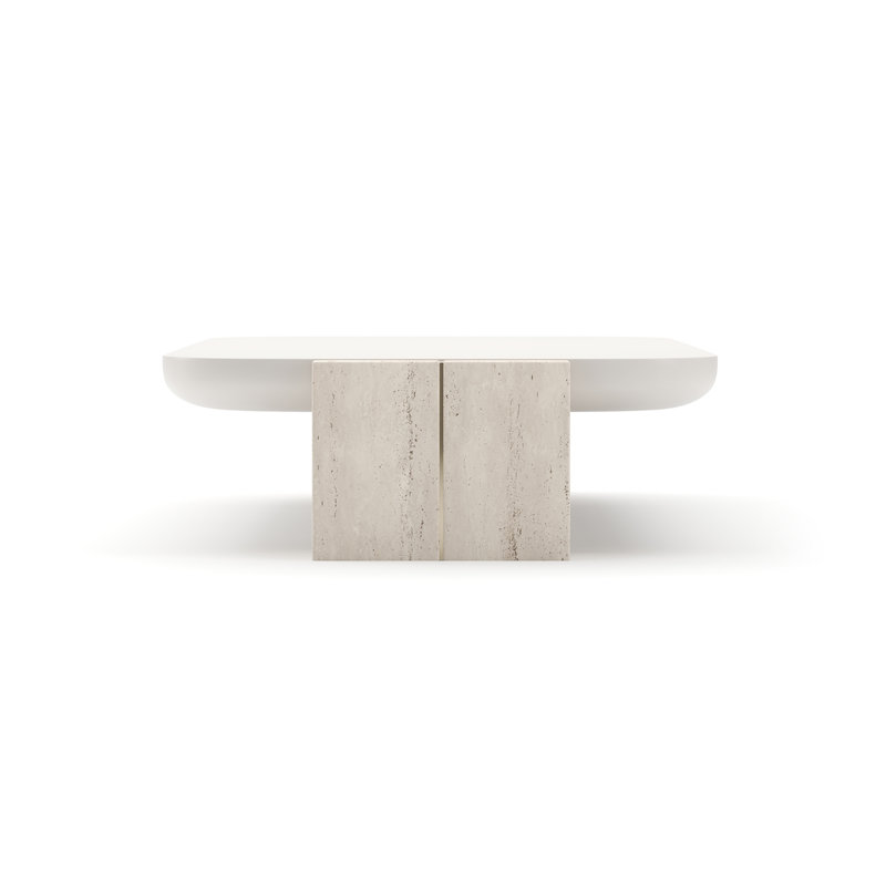 Caracole Stone Cocktail Table