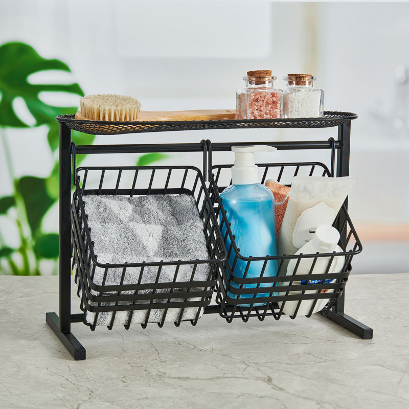 Panier de rangement à 2 niveaux Gourmet Basics By Mikasa