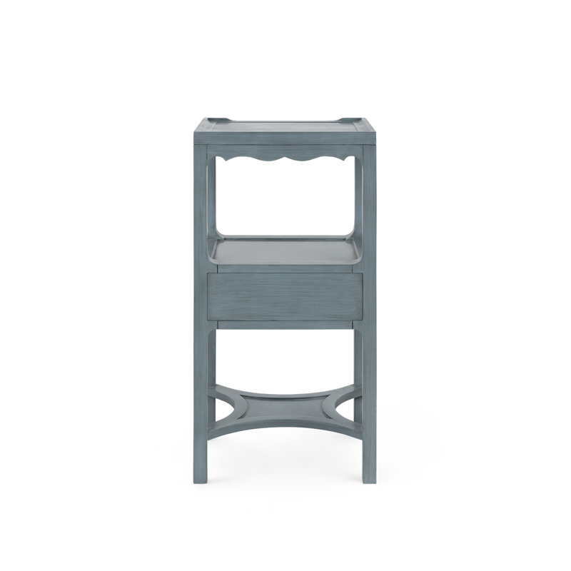 Sara 1-Drawer End Table, Foggy Horizon